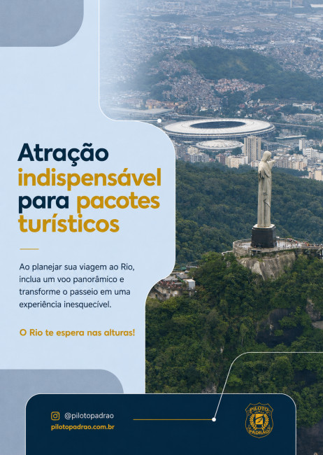 Atração indispensável para pacotes turísticos