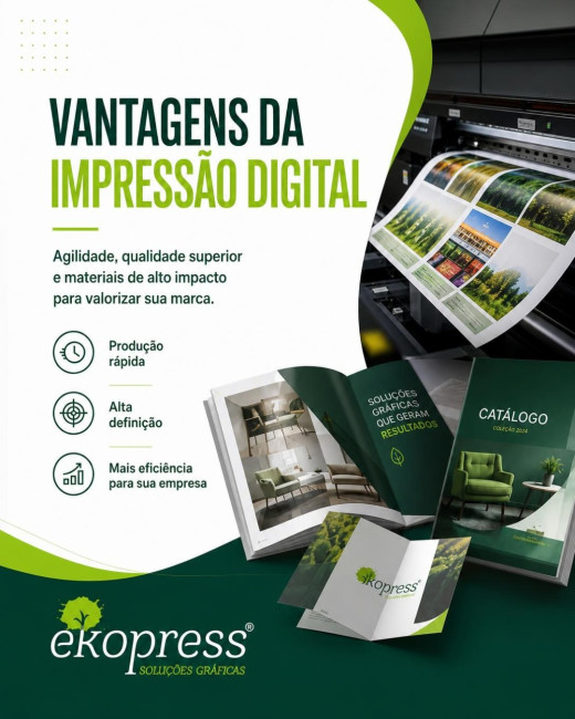 Vantagens da impressão digital