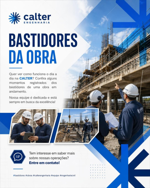 Bastidores da obra