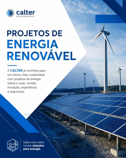 Projetos de energia renovável