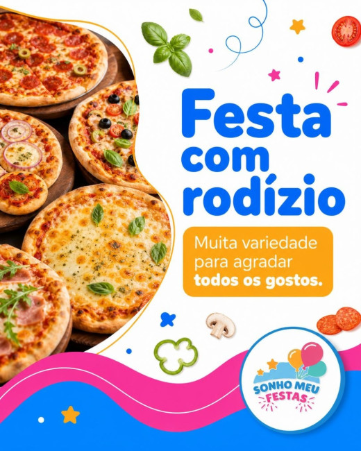 Festa com rodízio