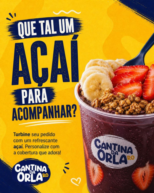 Que tal um açaí para acompanhar?