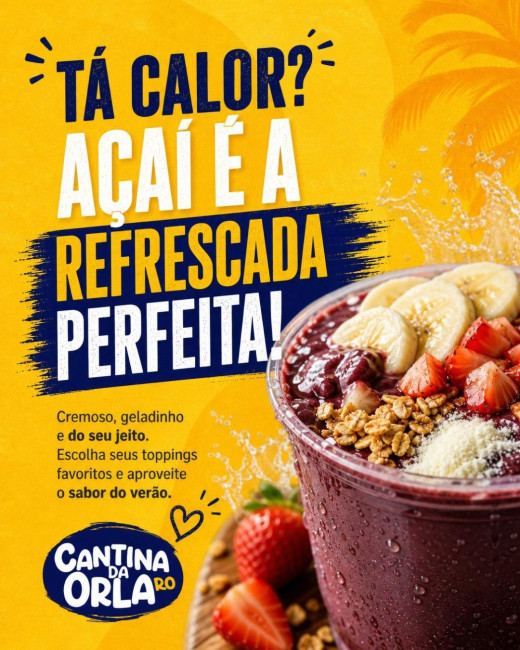 Açaí, o refrescante do verão