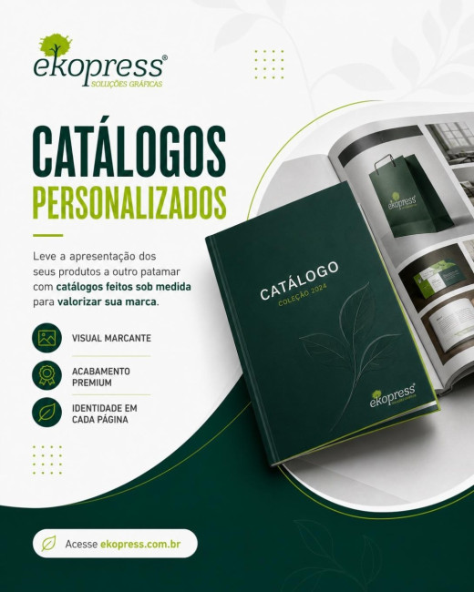 Impressão de Catálogos Personalizados