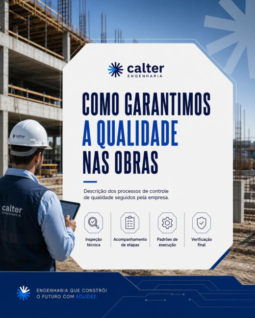 Como garantimos a qualidade nas obras
