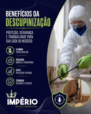 Os Benefícios da Descupinização com a Império Saúde Ambiental