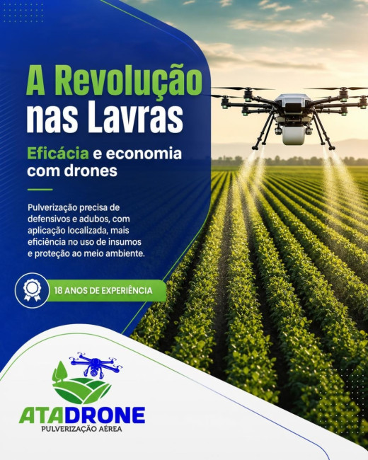 A Revolução nas Lavras: Eficácia e Economia com Drones