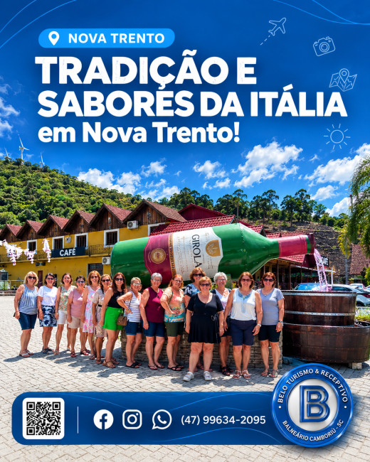 Tradição e sabores da Itália em Nova Trento!