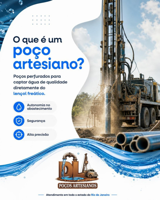O que é um poço artesiano?