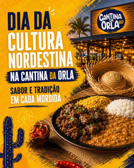 Dia da Cultura Nordestina na Cantina da Orla Sabor e Tradição em Cada Mordida