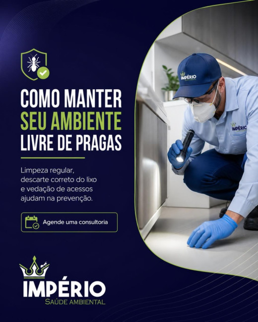 Como manter seu ambiente livre de pragas