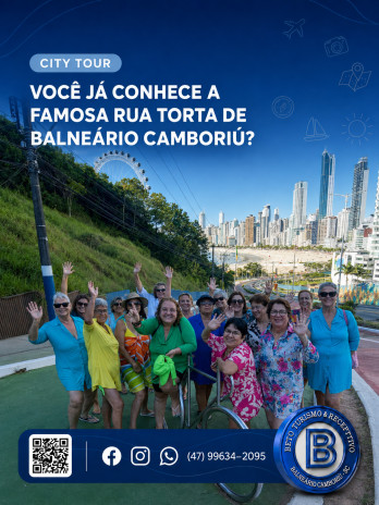 Você já conhece a famosa Rua Torta de Balneário Camboriú?