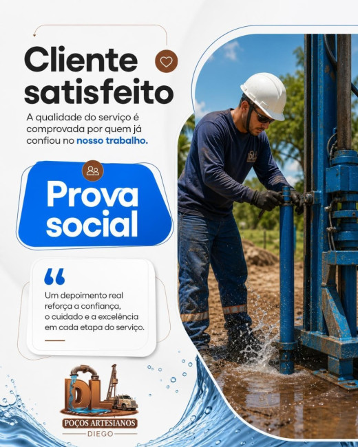 Prova social: depoimento de cliente satisfeito