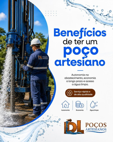 Benefícios de ter um poço artesiano