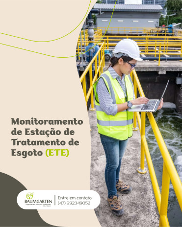 Monitoramento de Estação de Tratamento de Esgoto (ETE)