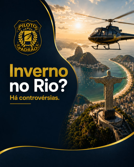 O Rio é maravilhoso em qualquer estação, ainda mais visto de cima e em movimento