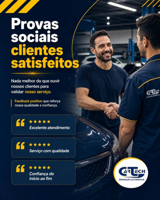 Provas sociais: depoimentos de clientes satisfeitos