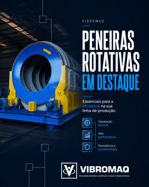 Peneiras Rotativas em Destaque