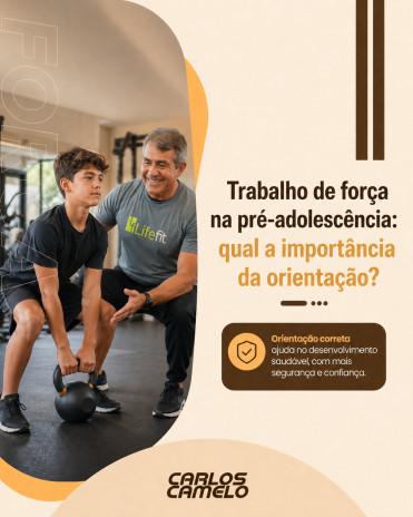 Trabalho de força na pré-adolescência: qual a importância da orientação?
