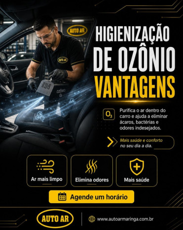 HIGIENIZAÇÃO DE OZÔNIO: VANTAGENS