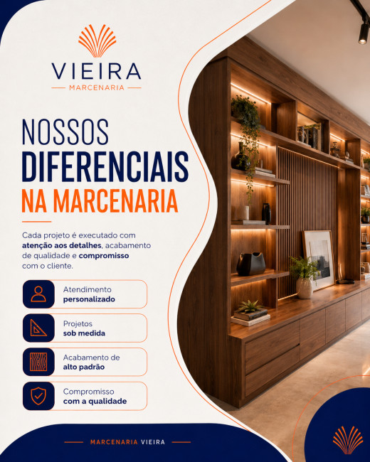 NOSSOS DIFERENCIAIS NA MARCENARIA