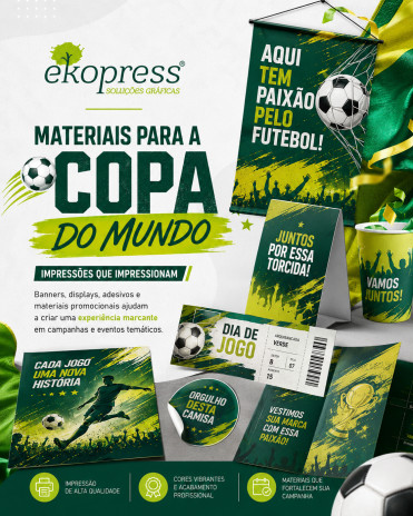 Materiais para a Copa do Mundo