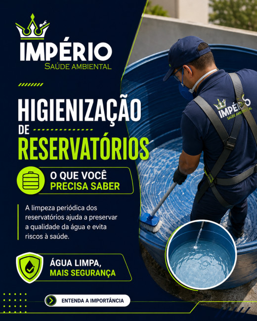 HIGIENIZAÇÃO DE RESERVATÓRIOS