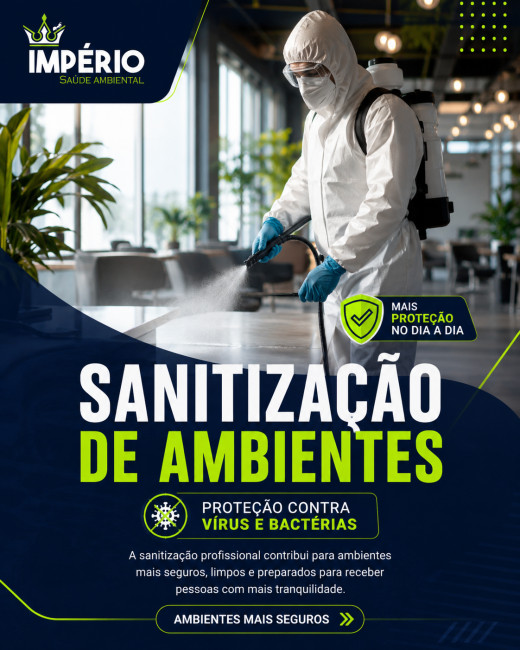 SANITIZAÇÃO DE AMBIENTES